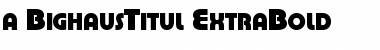 a_BighausTitul Font