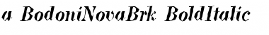 Download a_BodoniNovaBrk BoldItalic Font