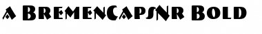 Download a_BremenCapsNr Bold Font