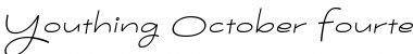 Download Youthing October Fourteen Italic Font