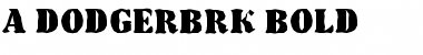 Download a_DodgerBrk Bold Font
