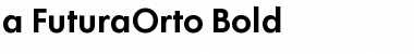 Download a_FuturaOrto Bold Font