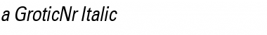 Download a_GroticNr Font