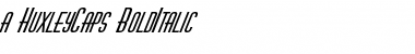 Download a_HuxleyCaps Font
