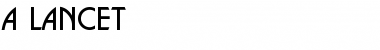 Download a_Lancet Font