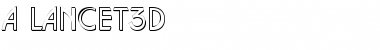 Download a_Lancet3D Font Download a_Lancet3D Font