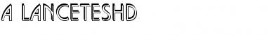 Download a_LancetEShd Font Download a_LancetEShd Font