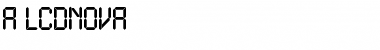 Download a_LCDNova Font Download a_LCDNova Font