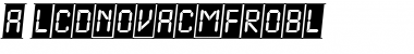 Download a_LCDNovaCmFrObl Font Download a_LCDNovaCmFrObl Font