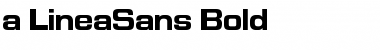 Download a_LineaSans Bold Font