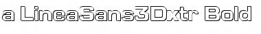 Download a_LineaSans3Dxtr Font Download a_LineaSans3Dxtr Font
