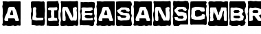 Download a_LineaSansCmBrk Font Download a_LineaSansCmBrk Font