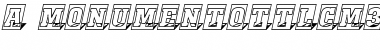 Download a_MonumentoTtlCm3DSh Font Download a_MonumentoTtlCm3DSh Font