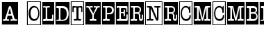 Download a_OldTyperNrCmCmb1 Font Download a_OldTyperNrCmCmb1 Font