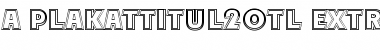 Download a_PlakatTitul2Otl Font Download a_PlakatTitul2Otl Font