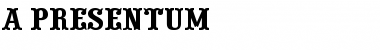 Download a_Presentum Font Download a_Presentum Font