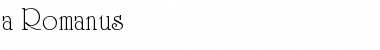 Download a_Romanus Font