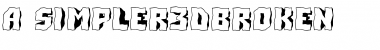 Download a_Simpler3DBrk Font Download a_Simpler3DBrk Font