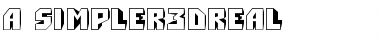 Download a_Simpler3Dr Font Download a_Simpler3Dr Font