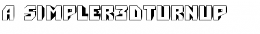 Download a_Simpler3DTurnUp Font Download a_Simpler3DTurnUp Font