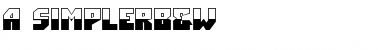 Download a_SimplerB&W Bold Font Title Preview
