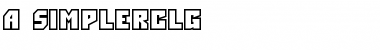 Download a_SimplerClg Font Download a_SimplerClg Font