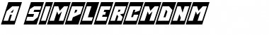 Download a_SimplerCmDnm Font Download a_SimplerCmDnm Font