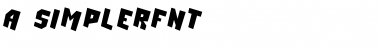 Download a_SimplerFnt Font Download a_SimplerFnt Font