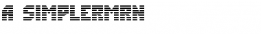 Download a_SimplerMrn Font Download a_SimplerMrn Font