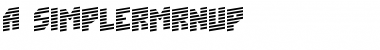 Download a_SimplerMrnUp Font Download a_SimplerMrnUp Font