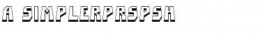 Download a_SimplerPrspSh Font Download a_SimplerPrspSh Font