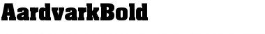 Download AardvarkBold Font Download AardvarkBold Font