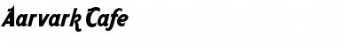 Download Aarvark Cafe Font Download Aarvark Cafe Font