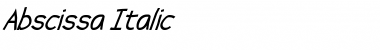 Download Abscissa Font