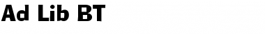 Download AdLib BT Font