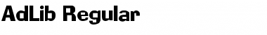 Download AdLib Font