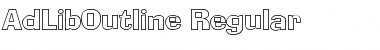 Download AdLibOutline Font Download AdLibOutline Font