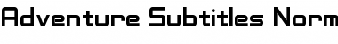 Download Adventure Subtitles Font Download Adventure Subtitles Font