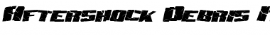 Download Aftershock Debris Font Download Aftershock Debris Font