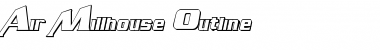 Download Air Millhouse Outline Font Download Air Millhouse Outline Font