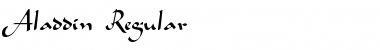 Download Aladdin Font
