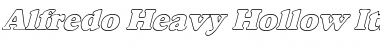 Download Alfredo Heavy Hollow Font