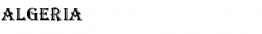 Download Algeria Font Download Algeria Font