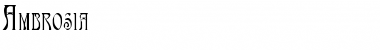 Download Ambrosia Font