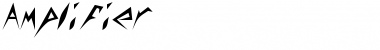 Download Amplifier Font