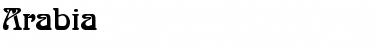 Download Arabia Font