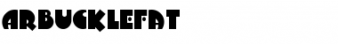 Download ArbuckleFat Font