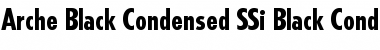 Download Arche Black Condensed SSi Font