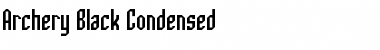 Download Archery Black Condensed Font