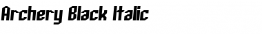Download Archery Black Font